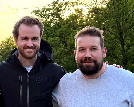 Christoph och Christian, grundarna av PizzaboxAds